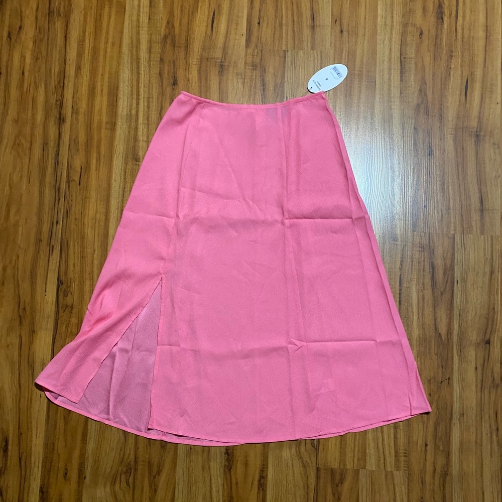 Scoop Women’s Slit Midi Skirt Size 8 (New)